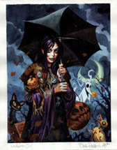 Eve Horror Illustration, &copy;2001 Dan Brereton