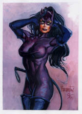 Catwoman Pinup, &copy;2001 Dan Brereton