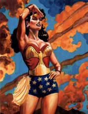 Wonder Woman Pinup, ©2001 Dan Brereton