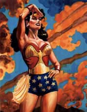 Wonder Woman Pinup, &copy;2001 Dan Brereton
