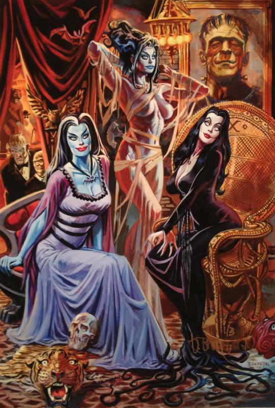 MONSTER BRIDES , acrylic gouache, 2009